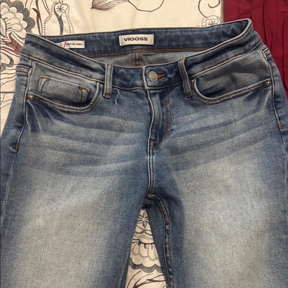 Vigoss Women's Light Blue Thompson Tomboy Jeans Size 27, NWOT